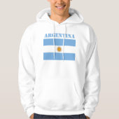 Argentinische Flagge Meisterschaft Fußball Fußball Hoodie (Vorderseite)