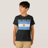 Argentinische Flagge Meisterschaft Fußball Fußball T-Shirt (Vorne ganz)