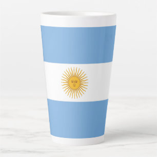 Argentinische Flagge Milchtasse
