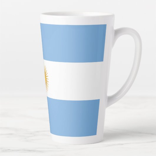 Argentinische Flagge Milchtasse (Rechts)