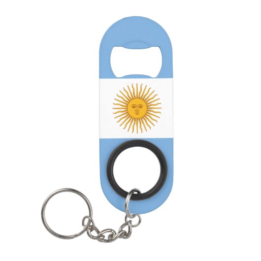 Argentinische Flagge Mini Flaschenöffner (Vorderseite)