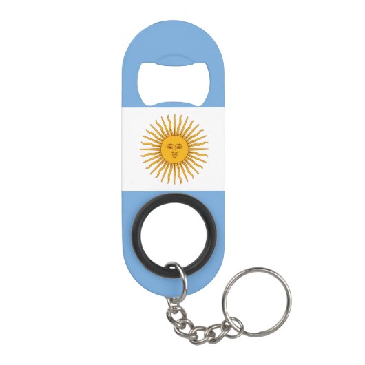 Argentinische Flagge Mini Flaschenöffner (Rückseite)