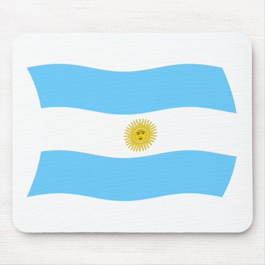 Argentinische Flagge Mousepad (Vorne)