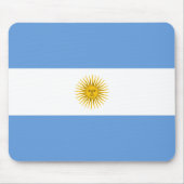 Argentinische Flagge Mousepad (Vorne)