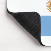 Argentinische Flagge Mousepad (Ecke)
