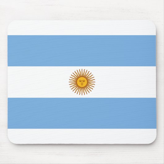 Argentinische Flagge Mousepad (Vorne)