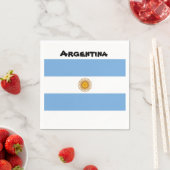 Argentinische Flagge Napkins Serviette (Beispiel)