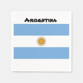 Argentinische Flagge Napkins Serviette (Vorderseite)