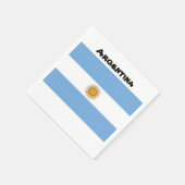 Argentinische Flagge Napkins Serviette (Ecke)