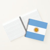 Argentinische Flagge Notizblock (Innenseite)