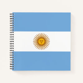 Argentinische Flagge Notizblock