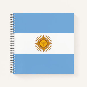 Argentinische Flagge Notizblock