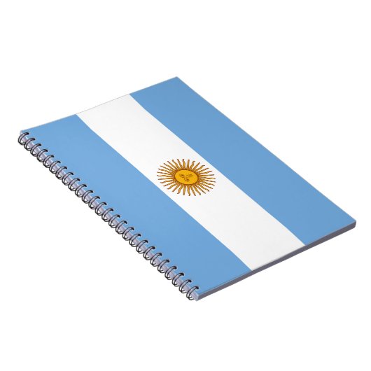 Argentinische Flagge Notizblock (Rechte Seite)