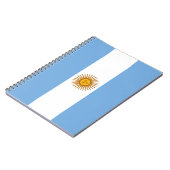 Argentinische Flagge Notizblock (Linke Seite)