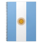 Argentinische Flagge Notizblock (Vorderseite)
