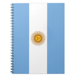 Argentinische Flagge Notizblock