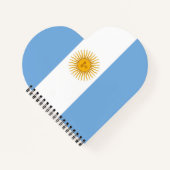 Argentinische Flagge Notizblock (Vorderseite)