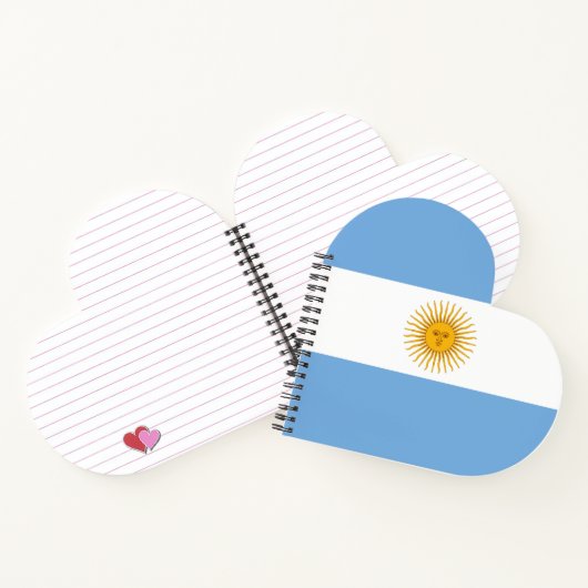 Argentinische Flagge Notizblock (Innenseite)