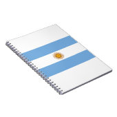 Argentinische Flagge Notizblock (Rechte Seite)