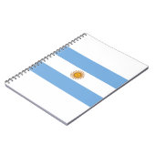 Argentinische Flagge Notizblock (Linke Seite)