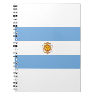 Argentinische Flagge Notizblock