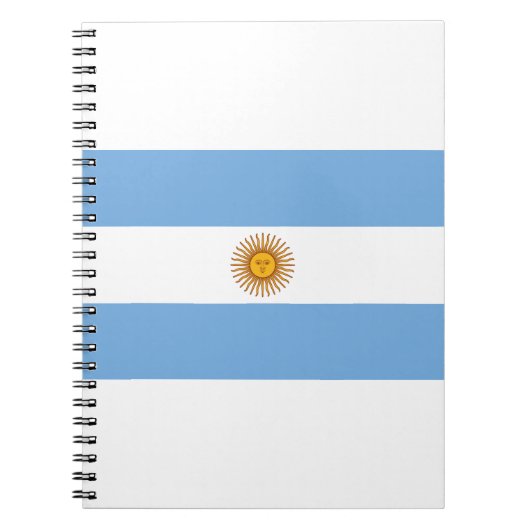 Argentinische Flagge Notizblock (Vorderseite)