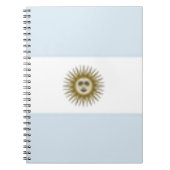 Argentinische Flagge Notizblock (Vorderseite)