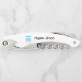Argentinische Flagge Personalisiert Kellnermesser (Vorderseite)