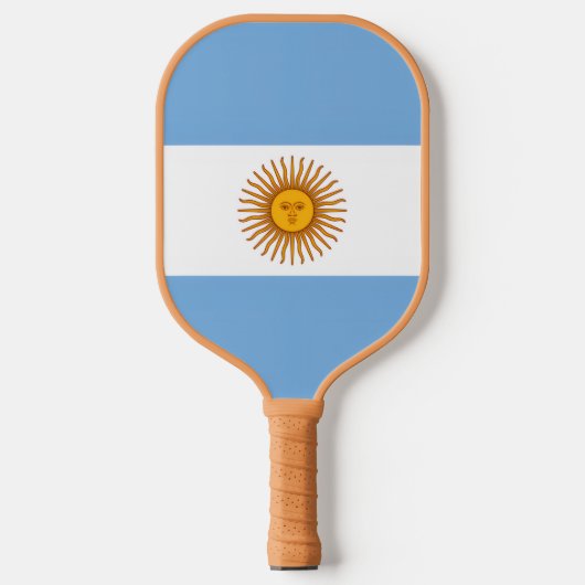 Argentinische Flagge Pickleball Schläger (Vorderseite)