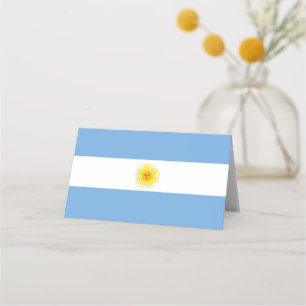 Argentinische Flagge Platzkarte