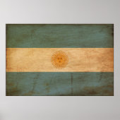 Argentinische Flagge Poster (Vorne)