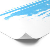 Argentinische Flagge Poster (Ecke)