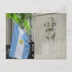 argentinische Flagge Postkarte