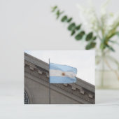 argentinische Flagge Postkarte (Stehend Vorderseite)