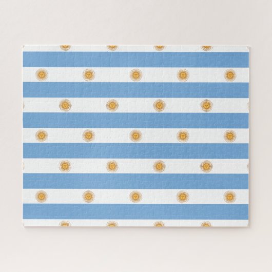argentinische Flagge Puzzle (Horizontal)
