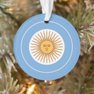Argentinische Flagge Roundel, Argentinische Flagge Ornament