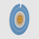 Argentinische Flagge Roundel, Argentinische Flagge Ornament (Vorderseite)