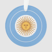 Argentinische Flagge Roundel, Argentinische Flagge Ornament (Vorderseite)