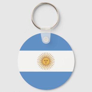 Argentinische Flagge Schlüsselanhänger