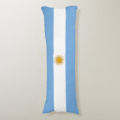Argentinische Flagge Seitenschläferkissen (Vorderseite Vertikal)