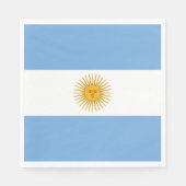 Argentinische Flagge Serviette (Vorderseite)