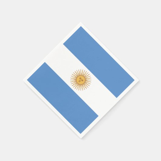 Argentinische Flagge Serviette (Ecke)