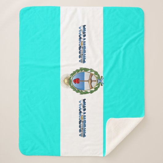 Argentinische Flagge Sherpadecke (Vorderseite)