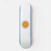 argentinische Flagge Skateboard (Vorderseite)