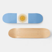 Argentinische Flagge Skateboard (Horizontal)