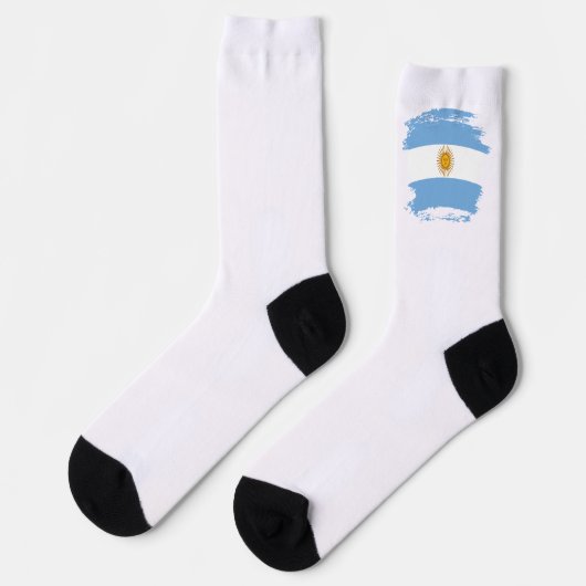 Argentinische Flagge Socken (Linkes Detail)