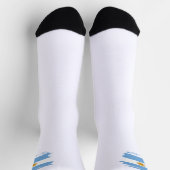 Argentinische Flagge Socken (Oben)