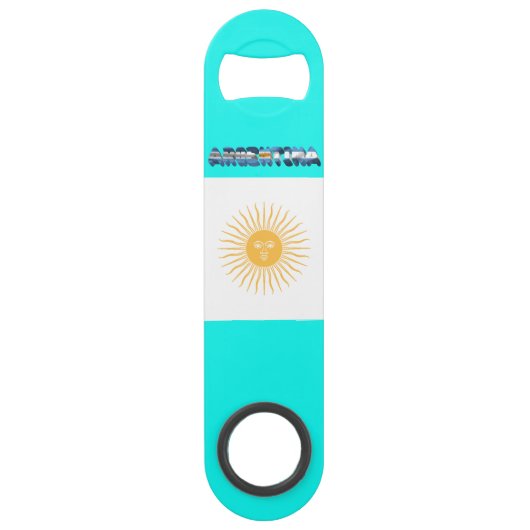 Argentinische Flagge Speed Flaschenöffner (Rückseite)