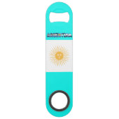 Argentinische Flagge Speed Flaschenöffner (Vorderseite)