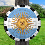 Argentinische Flagge/Spielbrett Dartscheibe<br><div class="desc">Dartboard: Argentinien & Argentinien Fahnen,  Familienspass Spiele - Liebe mein Land,  Sommerspiele,  Urlaub,  Vatertag,  Geburtstagsparty,  Uni Schüler / Sportfans</div>